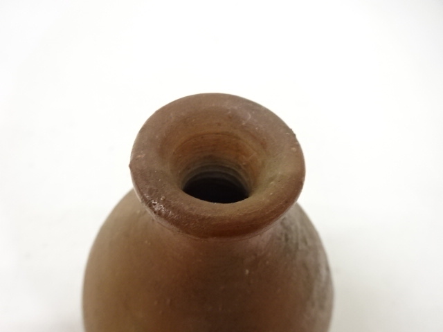  作家物　備前焼　徳利（保護箱付）